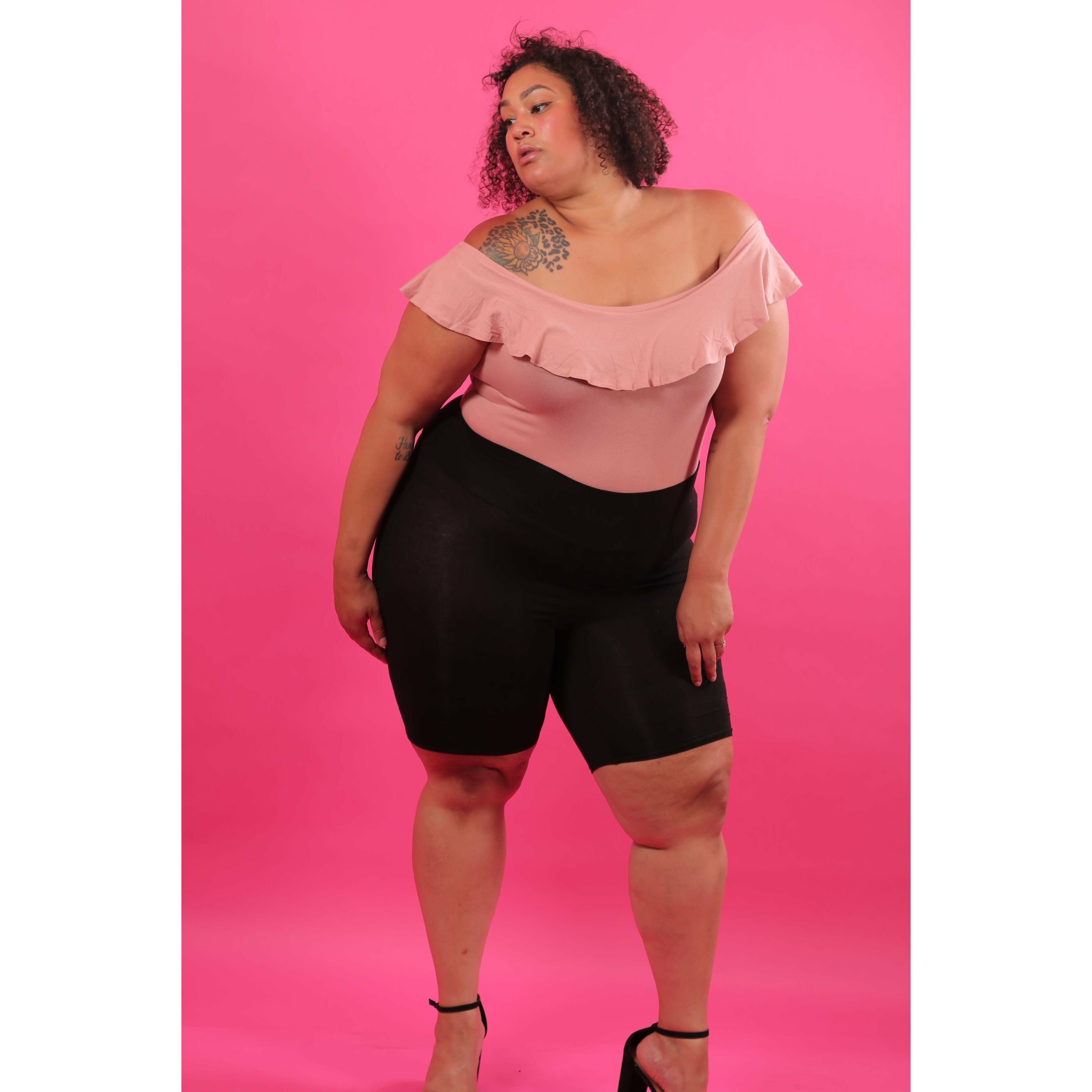 Make Me Blush Plus Size Bodysuit make-me-blush-bodysuit Top 1X,2X,3X Curvy Collection