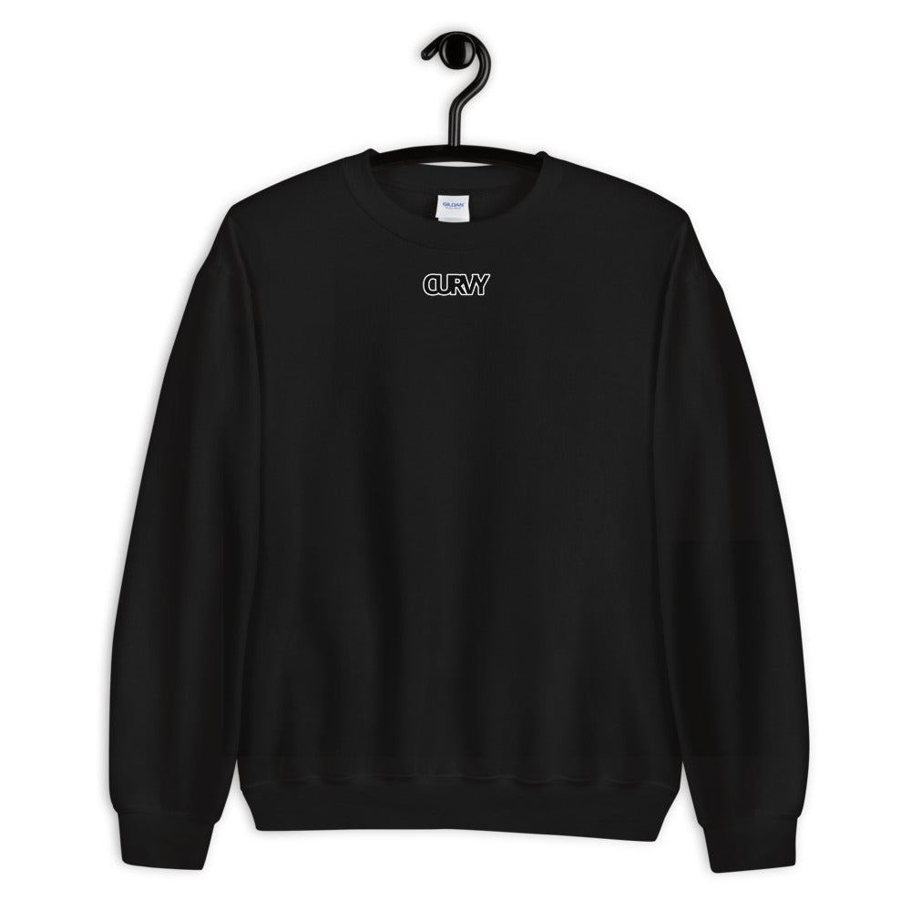 CURVY Sweatshirt curvy-sweatshirt Tops Black / XL Curvy Collection